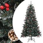 vidaXL Kunstkerstboom met standaard 180 cm PVC groen, Verzenden, Nieuw