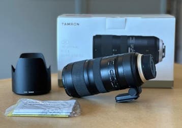 Tamron SP 70-200mm f/2.8 Di VC USD G2 Nikon F-mount, Zo goed als nieuw, Telelens, Lensdoppen, Ophalen of Verzenden