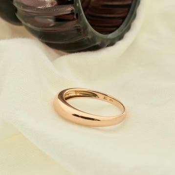 Roségouden ring, Gebruikt, Ophalen of Verzenden, 17 tot 18, Dame