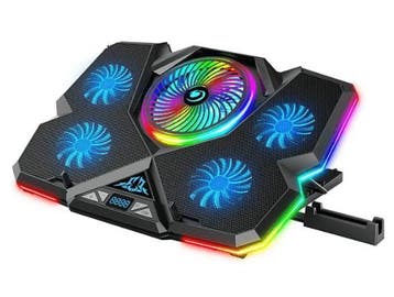 CoolCold Laptop Koeler + Telefoonhouder - K44 - 17 Inch, Ophalen of Verzenden, Nieuw, Coolcold