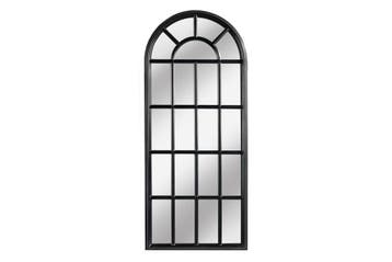 Design wandspiegel CASTILLO 140cm zwart raam in landelijke, Huis en Inrichting, Ophalen of Verzenden, Nieuw