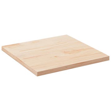 vidaXL Tafelblad 80x80x2,5 cm massief grenenhout vierkant, Huis en Inrichting, Tafels | Eettafels, Verzenden, Nieuw