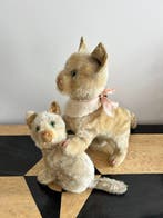 Steiff - Speelgoed 2 katten ca. 1930 van Steiff - 1930-1940