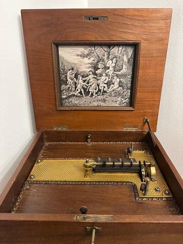 Muziekdoos - Duitsland - 1850-1900 - Duitse muziekdoos, Nieuw