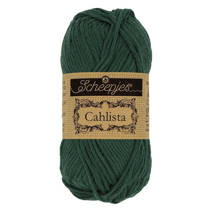 Scheepjes Cahlista 50g - 525 Fir - Haakgaren / Breigaren, Hobby en Vrije tijd, Breien en Haken, Breien of Haken, Nieuw, Wol of Garen