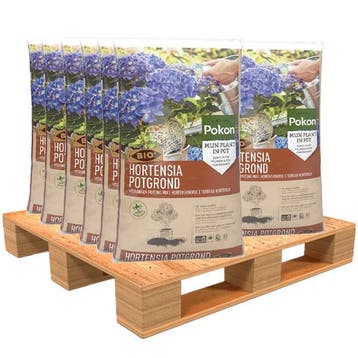 Hortensia potgrond pallet | Pokon | 2250 liter (Bio-label), Tuin en Terras, Aarde en Mest, Verzenden