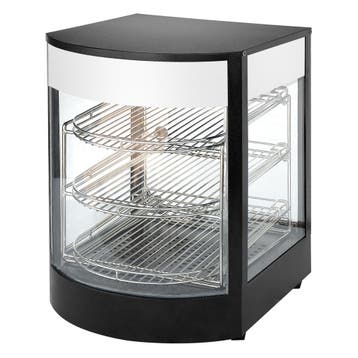 GGM Gastro | Warmhoudvitrine - 355mm - 800W - 3 niveaus - |, Verzenden, Nieuw in verpakking