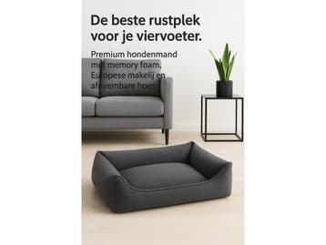 Flamingo Baldar - Orthopedische hondenmand - Memory foam -, Verzenden, Nieuw