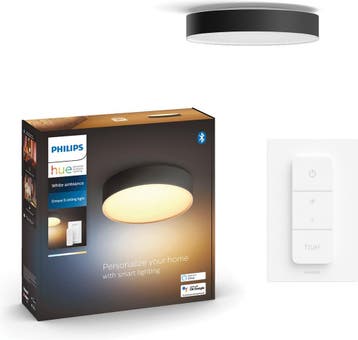 Philips Hue Enrave plafondlamp - warm tot koelwit licht - zw, Verzenden, Nieuw
