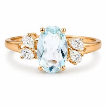Zonder minimumprijs - Ring - 14 karaat Geel goud - 1.24ct., Nieuw