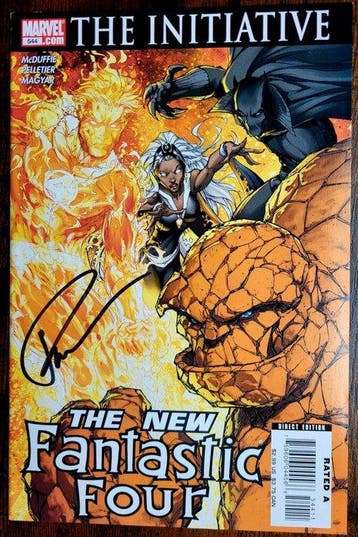 New Fantastic Four #544 The Initiative Turner Cover - Signed, Nieuw