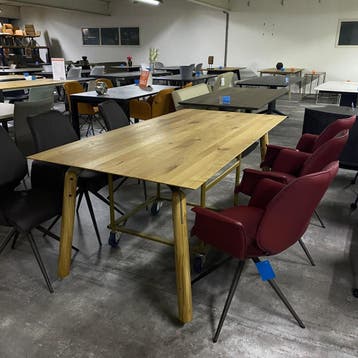 bert plantagie Eettafel Trinity - Ongebruikt, 100 tot 150 cm, Eikenhout, Ophalen of Verzenden, Zo goed als nieuw