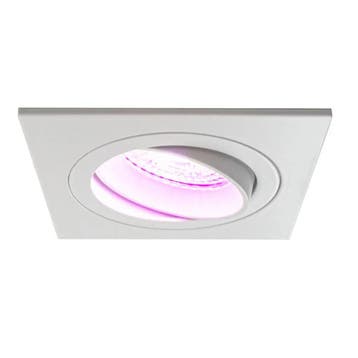 Zigbee smart Inbouwspot Wit 4.7W | Vierkant | 80 mm, Ophalen of Verzenden, Nieuw, Plafondspot of Wandspot
