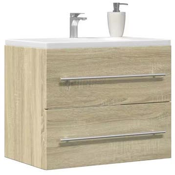 Sonoma Eiken Wastafelkast – Moderne Badkamerkast 60 cm, Verzenden, Nieuw
