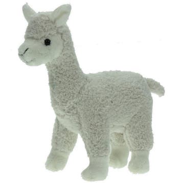 Alpaca knuffel - pluche - 20 cm - wit - dierenknuffel, Verzenden, Nieuw