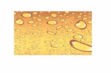 Haarband Multifunctioneel 45x25cm - Druppel Patroon - Geel, Nieuw