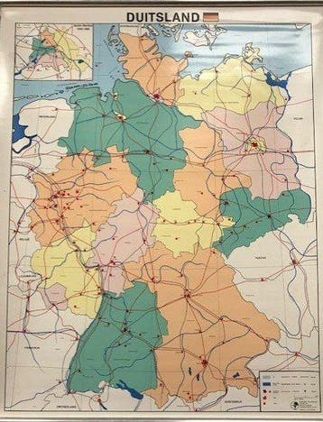 Klassikale kaart Duitsland, Verzenden, Nieuw
