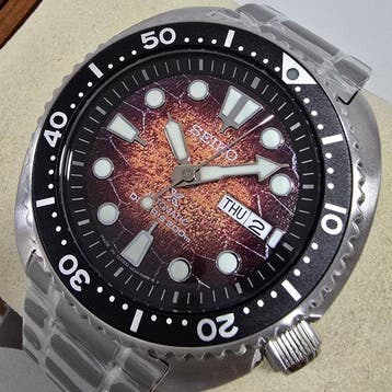Seiko - Prospex Turtle Brown Automatic Divers - Zonder
