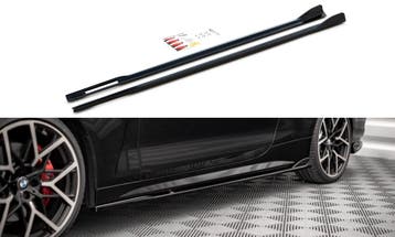 Zijskirts V.2 BMW 4-Serie G22 M-Pakket Maxton Glans Zwart, Ophalen of Verzenden, Nieuw
