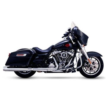 Vance & Hines HD Touring 95-16 Torquer 450 Chrome Slip-On, Ophalen of Verzenden, Nieuw