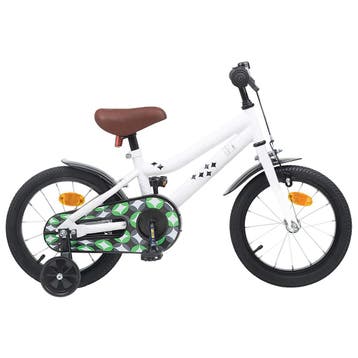 vidaXL Kinderfiets 14 Inch voor 3-5 jaar oud Wit, Verzenden, Nieuw