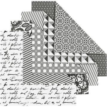 Origamipapier, afm 15x15 cm, 80 gr, 50 div vellen/ 1 doos, Nieuw