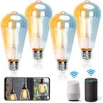 E27 LED lamp - Dimbaar - Filament lamp - 6W - 4 stuks - Aigo, Verzenden, Zo goed als nieuw