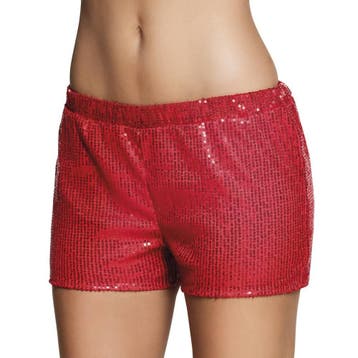 Hotpants pailletten rood, Ophalen of Verzenden, Nieuw