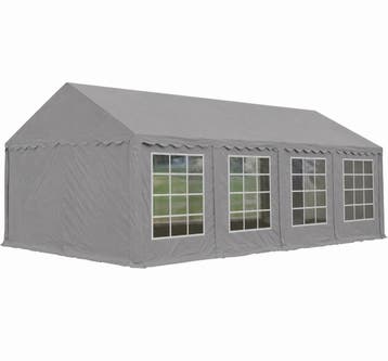 Classic Plus Partytent PVC 5x8x2 mtr in Grijs (5x8 meter), Verzenden, Nieuw, 2 meter of meer, Partytent