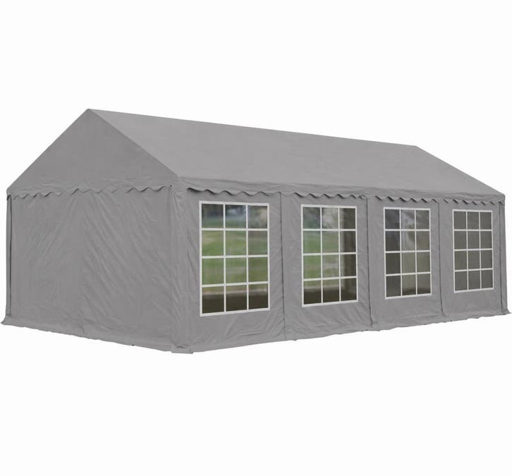 Classic Plus Partytent PVC 5x8x2 mtr in Grijs (5x8 meter), Tuin en Terras, Partytenten, Partytent, Nieuw, 2 meter of meer, Verzenden