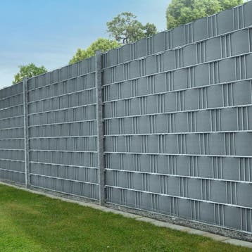 PVC Privacystrips - 1 stuk - licht grijs, Verzenden, Nieuw