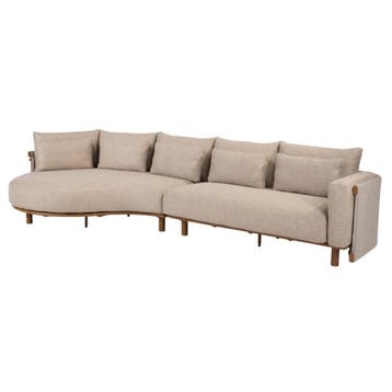 Safina modulaire chaise longue loungeset 2 delig amber 4, Tuin en Terras, Tuinsets en Loungesets, Ophalen of Verzenden, Nieuw