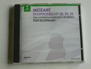Mozart - Symphonies 25,29,33 / Ton Koopman, Cd's en Dvd's, Cd's | Klassiek, Ophalen of Verzenden, Zo goed als nieuw