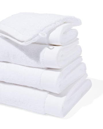 HEMA Handdoeken - hotel extra zacht wit, Verzenden, Nieuw, Wit