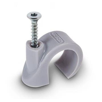 Mepac schroefclip voor 16/19mm buis grijs, doos 100 stuks, Ophalen of Verzenden, Nieuw