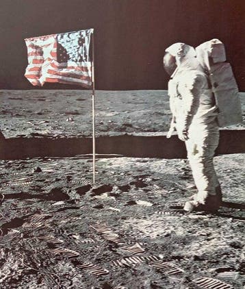 NASA - (5) X 1969 Vintage Apollo 11 moon landing. Government