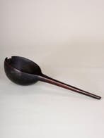 Houten lepel in kalebasvorm – Ethiopië – Hout – Midden