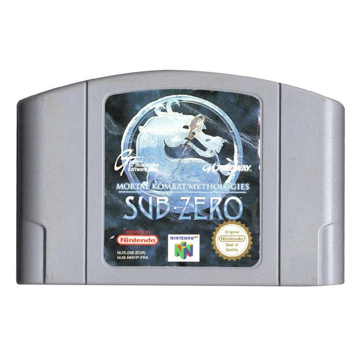 N64 Mortal Kombat Mythologies: Sub-Zero (Losse cassette), Spelcomputers en Games, Spelcomputers | Nintendo 64, Zo goed als nieuw