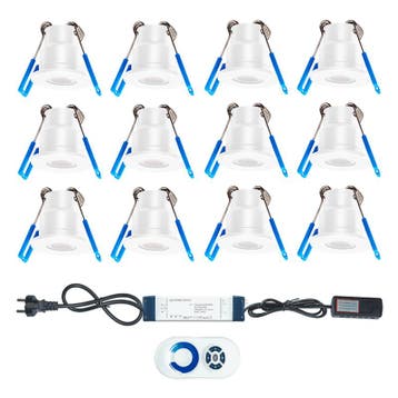 LED Veranda Spots Complete set - 12 Stuks - Warm Wit 2700K, Ophalen of Verzenden, Nieuw