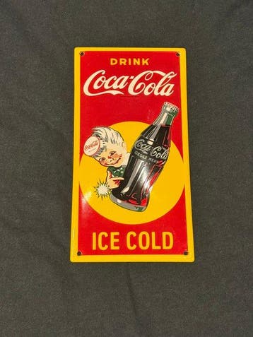 Coca-Cola - Emaille bord - Emaille