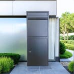 ParcelXL Mondo - Pakketbrievenbus Antraciet -  ACTIE, Verzenden, Nieuw, Rvs, Staande brievenbus