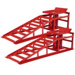 Oprijbrug / oprijbok met ingebouwde krik (set 2 stuks), Verzenden, Nieuw