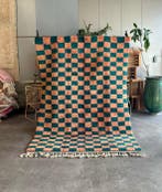 Marokkaans Beni Mrirt tapijt – handgeweven wol Berbertapijt, Nieuw