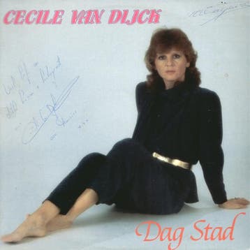 LP gebruikt - Cecile Van Dijck - Dag Stad, Cd's en Dvd's, Verzenden, Zo goed als nieuw, Overige formaten
