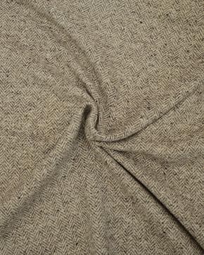 Tweed Zig Zag Grijs Bruin, Hobby en Vrije tijd, Stoffen en Lappen, Nieuw, Grijs
