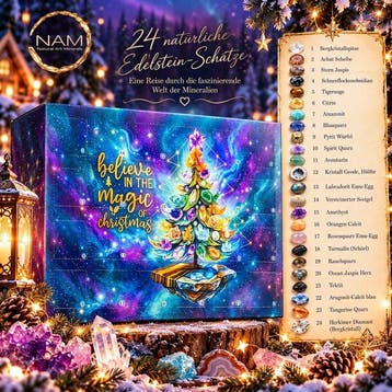 Edelsteen-adventskalender – 24 fonkelende natuurlijke