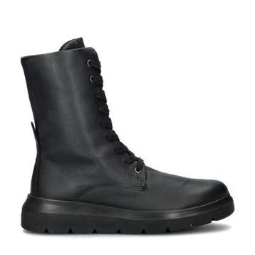 Ecco Nouvelle Limestone veterboots voor dames in het Zwart, Ecco, Verzenden, Zwart, Lage of Enkellaarzen