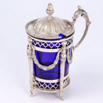 (Nederland 1911) - Mosterdpot - Pot - .833 zilver