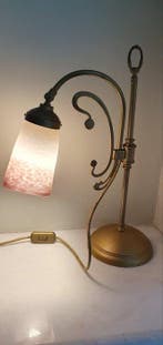Tafellamp - Verguld messing - Rethondes lamp art deco