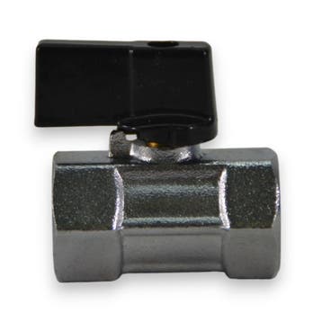 Kogelkraan mini 2x binnendraad 3/8, Tuin en Terras, Buitenkranen, Ophalen of Verzenden, Nieuw